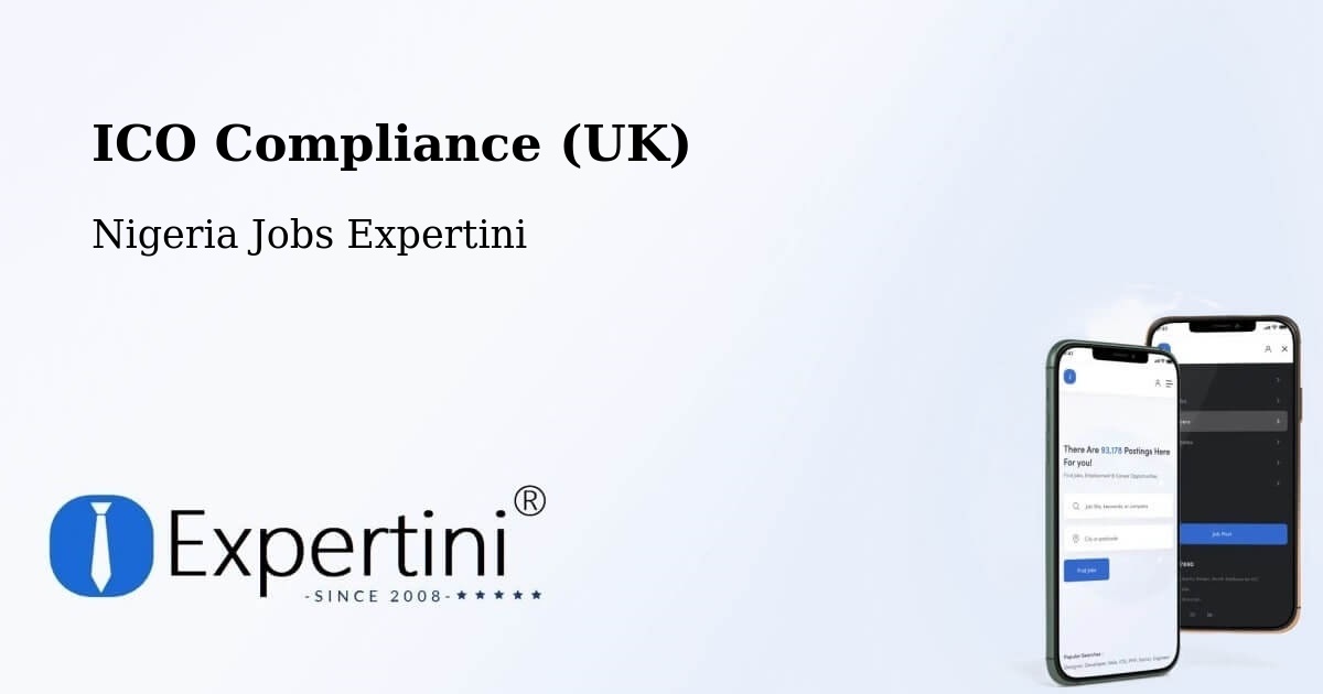 UK Data Protection & ICO Compliance – Nigeria - Nigeria Jobs Expertini